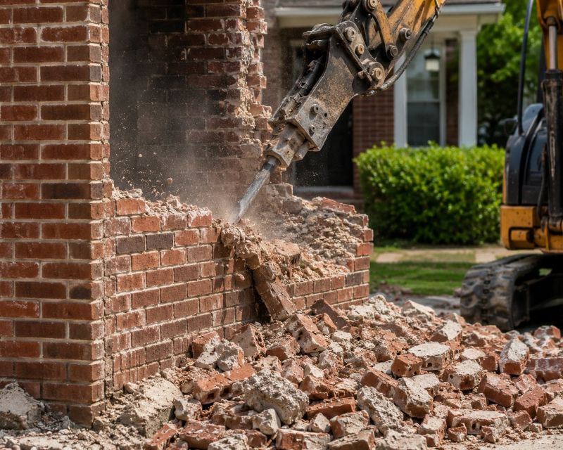 Block Wall Demolition in Sacramento, CA
