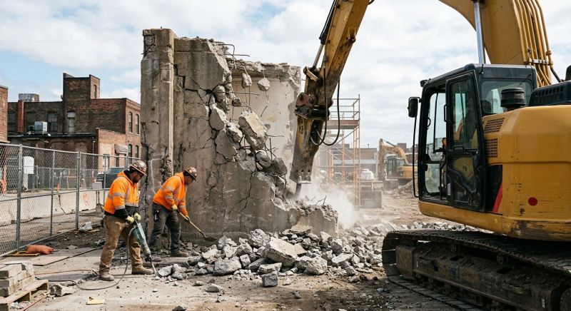 Cement Demolition in Bergen County, NJ