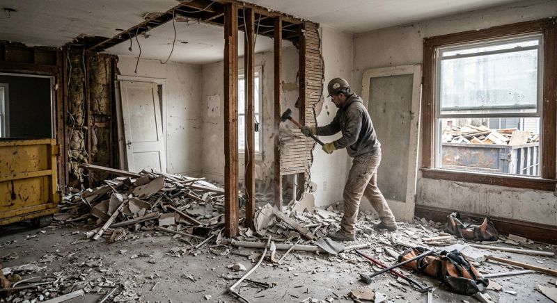 Drywall Removal in Bergen County, NJ