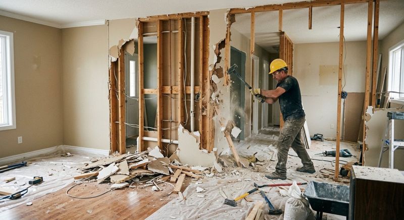 Drywall Removal in Sacramento, CA
