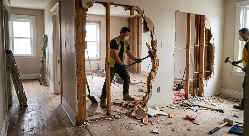 Hearth Demolition in Bergen County, NJ