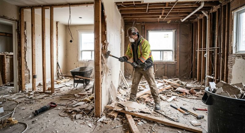 Interior Renovation Demolition in Frederick, MD
