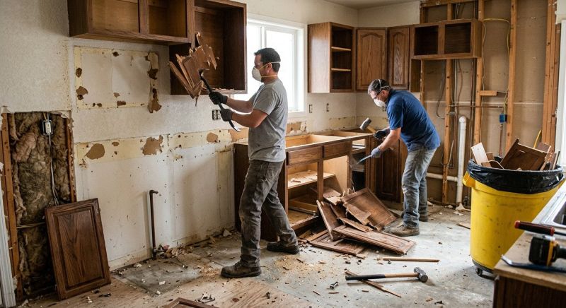 Kitchen Demolition in Sacramento, CA