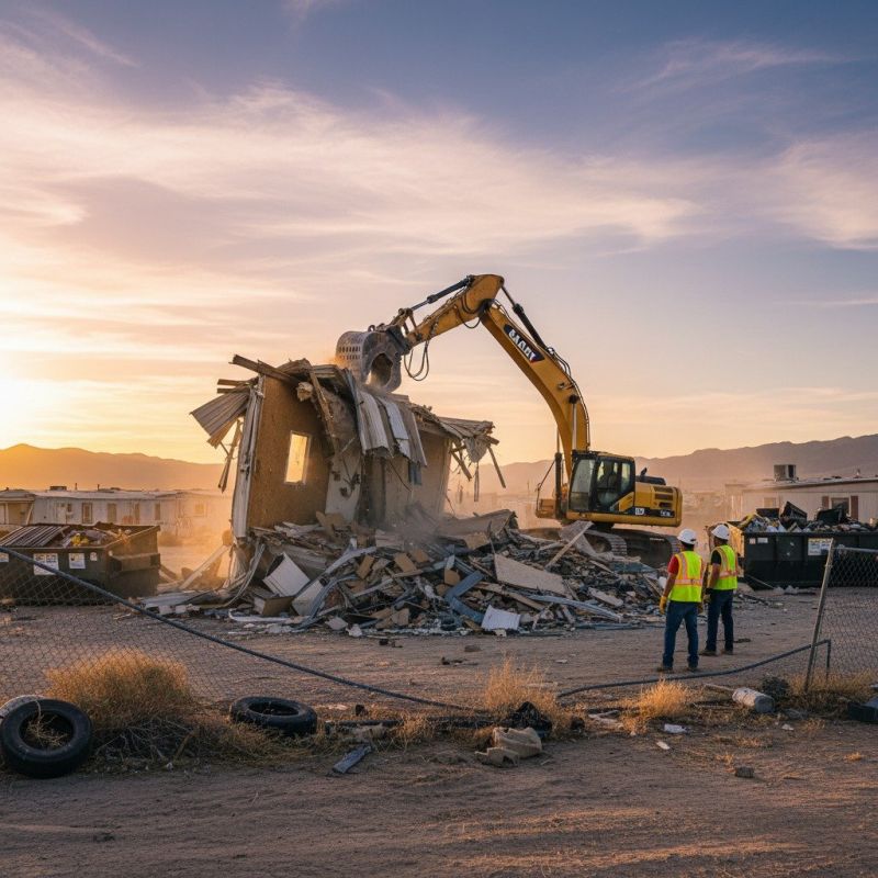 Mobile Home Demolition in Sacramento, CA