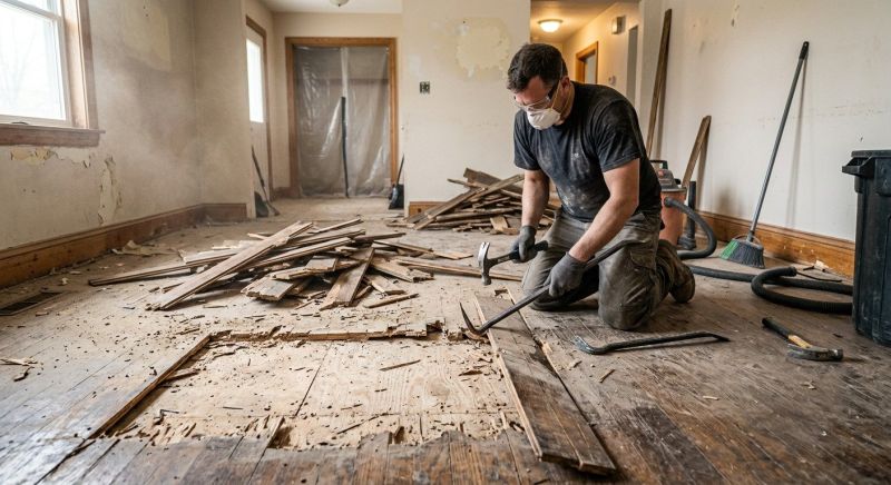 Subfloor Demolition in Sacramento, CA