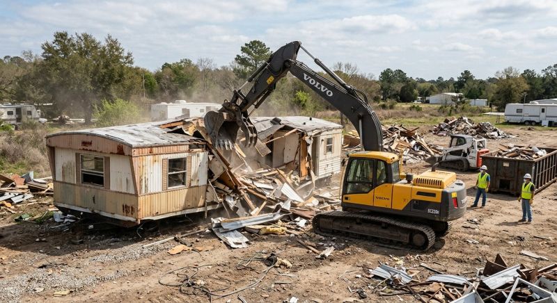 Trailer Home Demolition in Bergen County, NJ